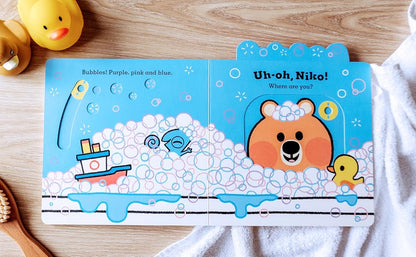 Uh-Oh, Niko: Bathtime A Push, Pull and Slide Story