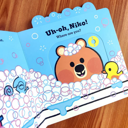 Uh-Oh, Niko: Bathtime A Push, Pull and Slide Story
