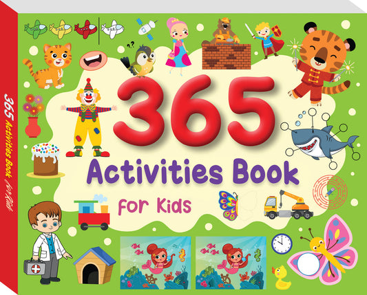365 Activities Book For Kids (Green)
